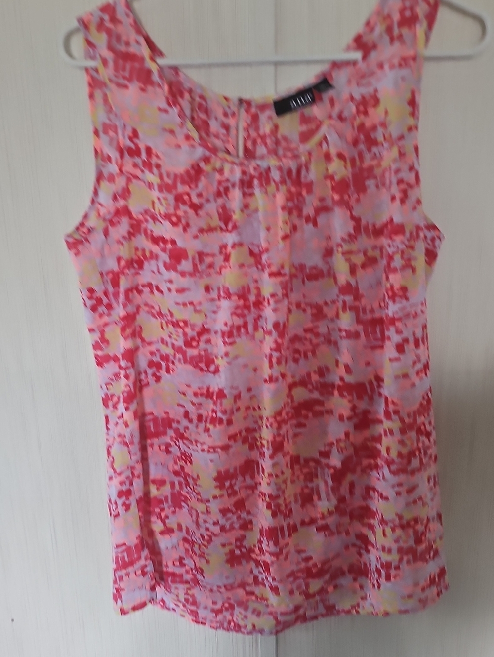 a.n.a Pink & Yellow Printed Sleeveless Camisole